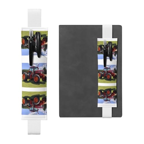 WZYCWB Federmäppchen mit Traktor-Tagebuch, PVC-Stifthalter und Stifthalter mit Gummibändern und Lesezeichen sind die beste Geschenkwahl. von WZYCWB