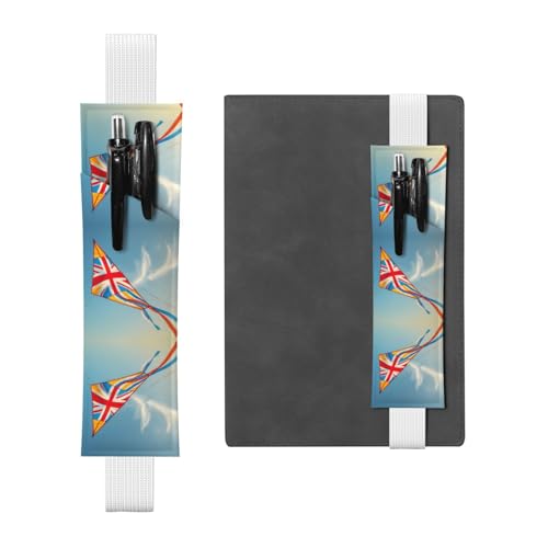WZYCWB Flag Kite Diary Federmäppchen, PVC-Stifthalter und Stifthalter mit Gummibändern und Lesezeichen sind die beste Geschenkwahl. von WZYCWB
