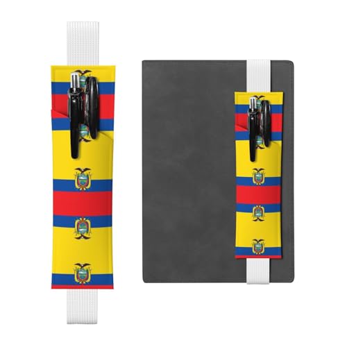 WZYCWB Flagge von Ecuador Leder Stifthalter Lesezeichen, verstellbarer Stifthalter aus Leder, perfekt für Schulanfang, Weihnachtsgeschenke WZYCWB Flagge von Ecuador Leder Stifthalter Lesezeichen, verstellbarer Stifthalter aus Leder, perfekt für Schulanfang, Weihnachtsgeschenke von WZYCWB