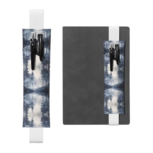 WZYCWB Forest in the fog Diary pencil pouches, PVC pen holders and pen holders with elastic bands, and bookmarks are the best gift choices. von WZYCWB