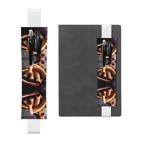 WZYCWB Frische Bambus-Shoots-Tagebuch-Federmäppchen, PVC-Stifthalter und Stifthalter mit Gummibändern und Lesezeichen sind die beste Geschenkwahl. von WZYCWB