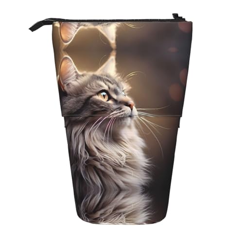 WZYCWB Heads upcat bedruckter einziehbarer Stifthalter für Wohnheim oder Büro. von WZYCWB