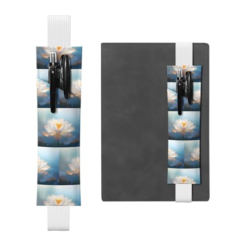 WZYCWB Holy Lotus Diary Federmäppchen, PVC-Stifthalter und Stifthalter mit Gummibändern und Lesezeichen sind die beste Geschenkwahl. von WZYCWB