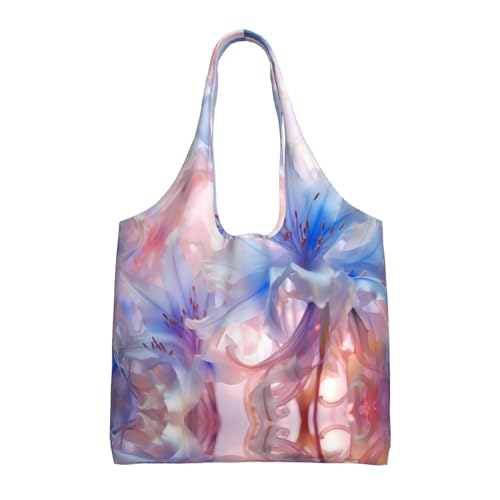 WZYCWB Hyacinthus bedruckte Leinentasche mit einer Schultertasche, modische Alltagstasche, geeignet für den täglichen Gebrauch auf Reisen und zum Einkaufen WZYCWB Hyacinthus bedruckte Leinentasche mit einer Schultertasche, modische Alltagstasche, geeignet für den täglichen Gebrauch auf Reisen und zum Einkaufen von WZYCWB