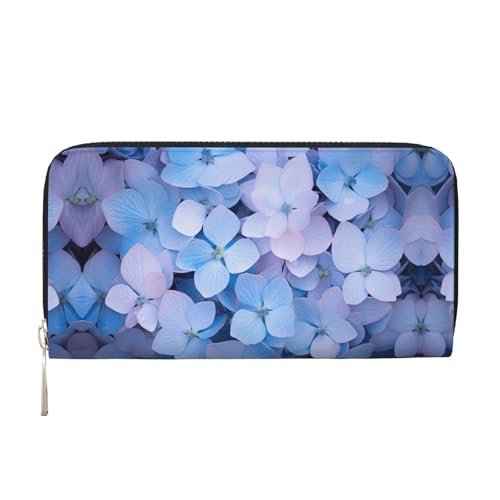 WZYCWB Hydrangea Printed zippered wallet perfect for travel, business, and everyday wear.Holds cell phones and cash. von WZYCWB