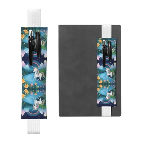 WZYCWB Laufende Einhörner Leder Stifthalter Lesezeichen, verstellbarer Stifthalter aus Leder, perfekt für Schulanfang, Weihnachtsgeschenke WZYCWB Laufende Einhörner Leder Stifthalter Lesezeichen, verstellbarer Stifthalter aus Leder, perfekt für Schulanfang, Weihnachtsgeschenke von WZYCWB