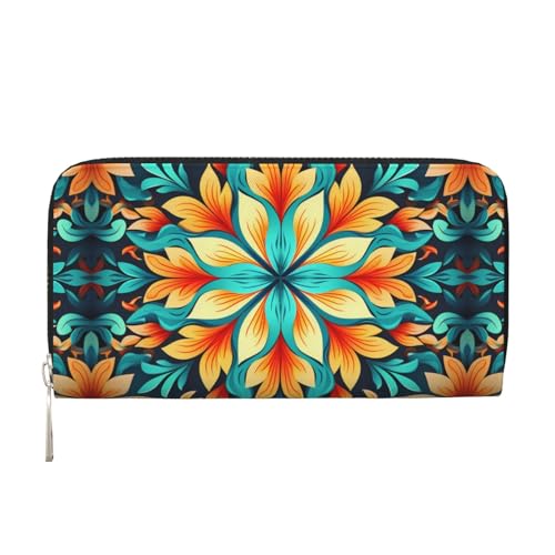 WZYCWB Lebensechte Petals bedruckte Geldbörse mit Reißverschluss, perfekt für Reisen, Business und den Alltag. Hält Handys und Bargeld. von WZYCWB