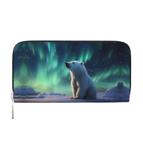 WZYCWB Little Polar Bear Printed zippered wallet perfect for travel, business, and everyday wear.Holds cell phones and cash. von WZYCWB