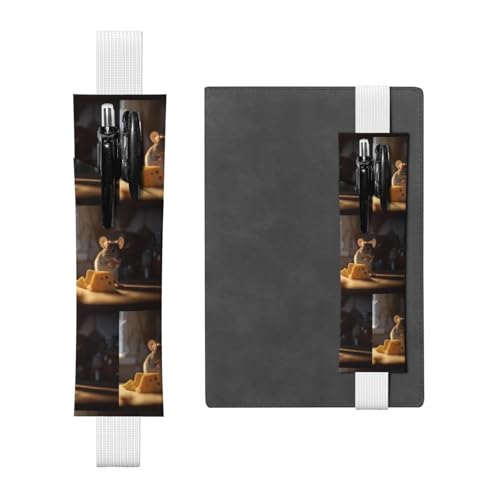 WZYCWB Mäuse Diary Federmäppchen, PVC-Stifthalter und Stifthalter mit Gummibändern und Lesezeichen sind die beste Geschenkidee. von WZYCWB
