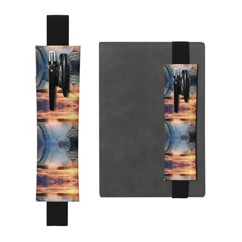 WZYCWB Magnificent Waterfalls Printed Large Capacity PVC Pen Holder + Creative Diary Pen Bag Set with Elastic Band Anti-Rutsch-Design WZYCWB Magnificent Waterfalls Printed Large Capacity PVC Pen Holder + Creative Diary Pen Bag Set with Elastic Band Anti-Rutsch-Design von WZYCWB