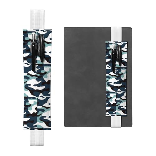 WZYCWB Marine Camouflage Diary Federmäppchen, PVC-Stifthalter und Stifthalter mit Gummibändern und Lesezeichen sind die beste Geschenkwahl. WZYCWB Marine Camouflage Diary Federmäppchen, PVC-Stifthalter und Stifthalter mit Gummibändern und Lesezeichen sind die beste Geschenkwahl. von WZYCWB