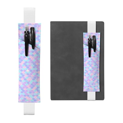 WZYCWB Meerjungfrau Tattoo Diary Federmäppchen, PVC-Stifthalter und Stifthalter mit Gummibändern und Lesezeichen sind die beste Geschenkwahl. von WZYCWB