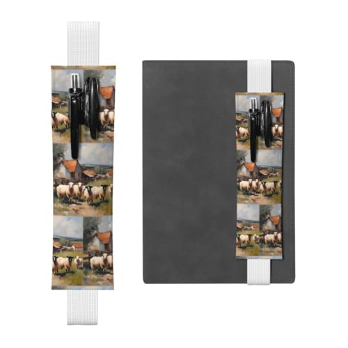 WZYCWB Niedliche Bauernhoftiere Tagebuch Federmäppchen, PVC-Stifthalter und Stifthalter mit Gummibändern und Lesezeichen sind die beste Geschenkidee. WZYCWB Niedliche Bauernhoftiere Tagebuch Federmäppchen, PVC-Stifthalter und Stifthalter mit Gummibändern und Lesezeichen sind die beste Geschenkidee. von WZYCWB