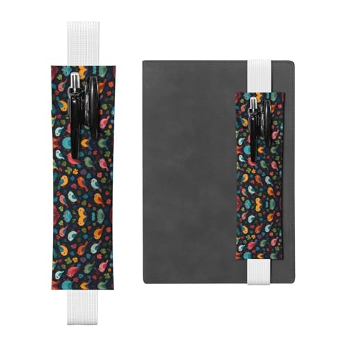 WZYCWB Niedliche Cartoon-Vogel-Tagebuch-Federmäppchen, PVC-Stifthalter und Stifthalter mit elastischen Bändern und Lesezeichen sind die beste Geschenkidee. von WZYCWB