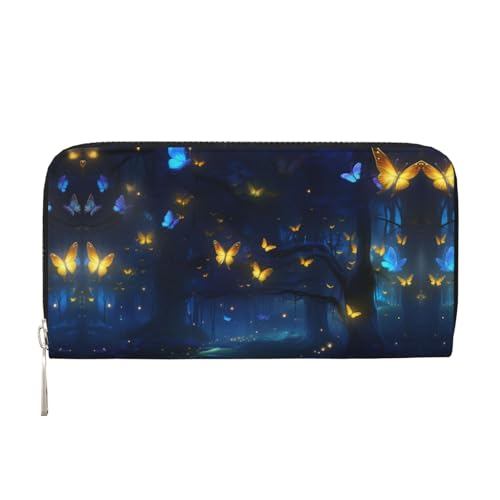 WZYCWB Night Printed zippered wallet perfect for travel, business, and everyday wear.Holds cell phones and cash. von WZYCWB