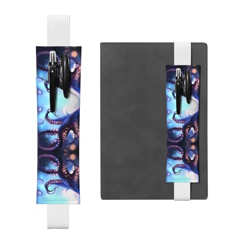 WZYCWB Octopuses Stifthalter aus Leder, Lesezeichen, verstellbarer Stifthalter aus Leder, perfekt für den Schulanfang, Weihnachtsgeschenke WZYCWB Octopuses Stifthalter aus Leder, Lesezeichen, verstellbarer Stifthalter aus Leder, perfekt für den Schulanfang, Weihnachtsgeschenke von WZYCWB