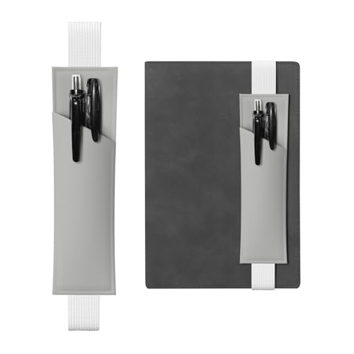 WZYCWB Phantom Gray Diary Federmäppchen, PVC-Stifthalter und Stifthalter mit Gummibändern und Lesezeichen sind die beste Geschenkidee. von WZYCWB