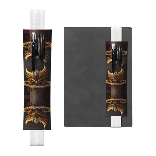 WZYCWB Phoeni Crown Diary Federmäppchen, PVC-Stifthalter und Stifthalter mit Gummibändern und Lesezeichen sind die beste Geschenkwahl. WZYCWB Phoeni Crown Diary Federmäppchen, PVC-Stifthalter und Stifthalter mit Gummibändern und Lesezeichen sind die beste Geschenkwahl. von WZYCWB
