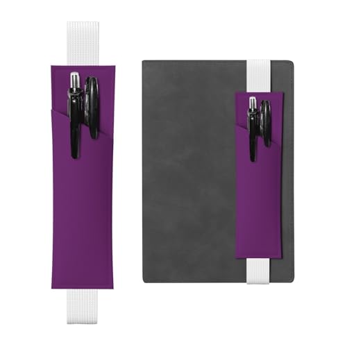 WZYCWB Purple Diary Federmäppchen, PVC-Stifthalter und Stifthalter mit Gummibändern und Lesezeichen sind die beste Geschenkwahl. von WZYCWB