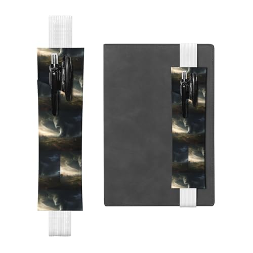 WZYCWB Riesige Tornado Diary Federmäppchen, PVC-Stifthalter und Stifthalter mit Gummibändern und Lesezeichen sind die beste Geschenkwahl. von WZYCWB