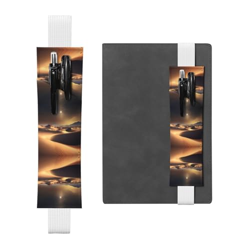 WZYCWB Sahara Wüste Leder Stifthalter Lesezeichen, verstellbarer Stifthalter aus Leder, perfekt für Schulanfang, Weihnachtsgeschenke WZYCWB Sahara Wüste Leder Stifthalter Lesezeichen, verstellbarer Stifthalter aus Leder, perfekt für Schulanfang, Weihnachtsgeschenke von WZYCWB