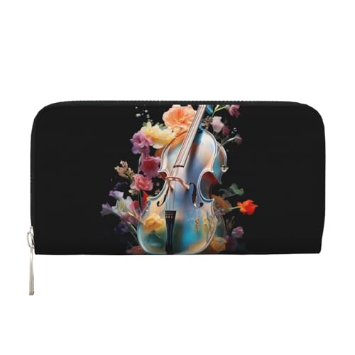 WZYCWB Schöne Geldbörse mit Reißverschluss in Zellophan, perfekt für Reisen, Business und den Alltag. Hält Handys und Bargeld. von WZYCWB