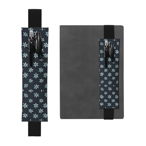 WZYCWB Schönes Kamelien-bedrucktes großes Fassungsvermögen PVC-Stifthalter + kreatives Tagebuch-Stifttaschen-Set mit Gummiband, Anti-Rutsch-Design von WZYCWB