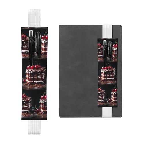 WZYCWB Schwarzwälder Kirschtorte Diary Federmäppchen, PVC-Stifthalter und Stifthalter mit Gummibändern und Lesezeichen sind die beste Geschenkwahl. WZYCWB Schwarzwälder Kirschtorte Diary Federmäppchen, PVC-Stifthalter und Stifthalter mit Gummibändern und Lesezeichen sind die beste Geschenkwahl. von WZYCWB