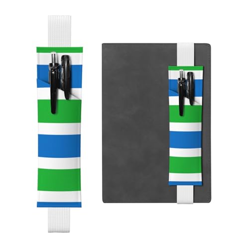 WZYCWB Sierra Leone Flagge, Leder-Stifthalter, Lesezeichen, verstellbarer Stifthalter aus Leder, perfekt für den Schulanfang, Weihnachtsgeschenke WZYCWB Sierra Leone Flagge, Leder-Stifthalter, Lesezeichen, verstellbarer Stifthalter aus Leder, perfekt für den Schulanfang, Weihnachtsgeschenke von WZYCWB