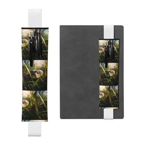 WZYCWB Snake Diary Federmäppchen, PVC-Stifthalter und Stifthalter mit Gummibändern und Lesezeichen sind die beste Geschenkwahl. von WZYCWB