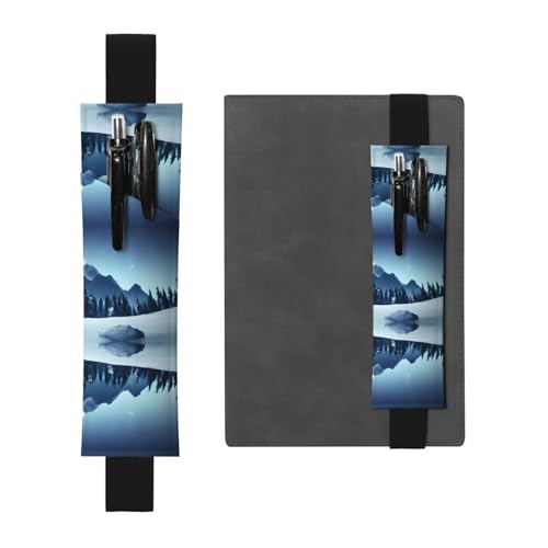 WZYCWB Snowy Forest Printed Large Capacity PVC Pen Holder + Creative Diary Pen Bag Set with Elastic Band Anti-Rutsch-Design WZYCWB Snowy Forest Printed Large Capacity PVC Pen Holder + Creative Diary Pen Bag Set with Elastic Band Anti-Rutsch-Design von WZYCWB
