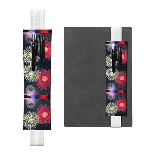 WZYCWB Splendid Feuerwerk Leder Stifthalter Lesezeichen, verstellbarer Stifthalter aus Leder, perfekt für Schulanfang, Weihnachtsgeschenke WZYCWB Splendid Feuerwerk Leder Stifthalter Lesezeichen, verstellbarer Stifthalter aus Leder, perfekt für Schulanfang, Weihnachtsgeschenke von WZYCWB