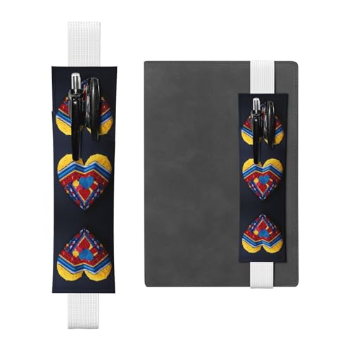 WZYCWB Stickerei-Federmäppchen, PVC-Stifthalter und Stifthalter mit Gummibändern und Lesezeichen sind die beste Geschenkwahl. von WZYCWB