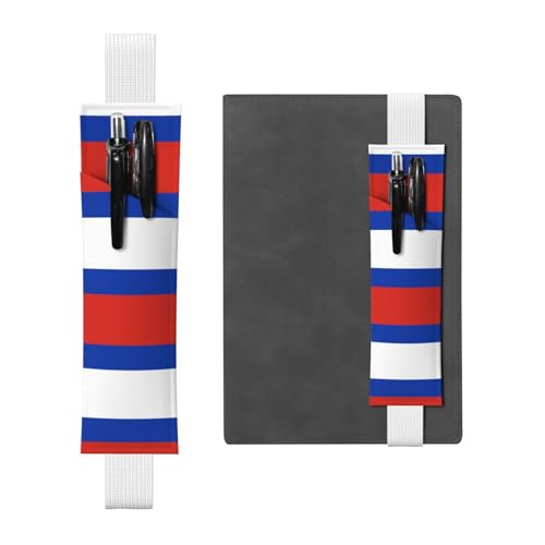 WZYCWB Stifthalter aus Leder, mit russischer Flagge, verstellbarer Stifthalter aus Leder, perfekt für den Schulanfang, Weihnachtsgeschenke WZYCWB Stifthalter aus Leder, mit russischer Flagge, verstellbarer Stifthalter aus Leder, perfekt für den Schulanfang, Weihnachtsgeschenke von WZYCWB