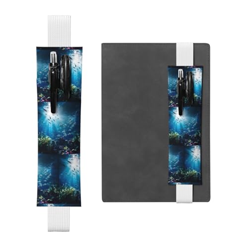 WZYCWB Submarine World Diary Federmäppchen, PVC-Stifthalter und Stifthalter mit Gummibändern und Lesezeichen sind die beste Geschenkwahl. von WZYCWB