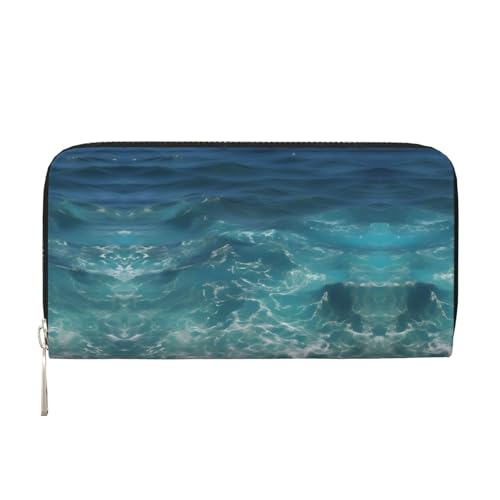 WZYCWB The Deep Ocean Printed zippered wallet perfect for travel, business, and everyday wear.Holds cell phones and cash. von WZYCWB