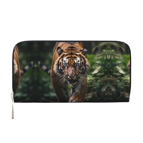 WZYCWB Tigers Printed zippered wallet perfect for travel, business, and everyday wear.Holds cell phones and cash. von WZYCWB