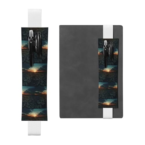 WZYCWB Trockenboden-Tagebuch-Federmäppchen, PVC-Stifthalter und Stifthalter mit Gummibändern und Lesezeichen sind die beste Geschenkidee. von WZYCWB