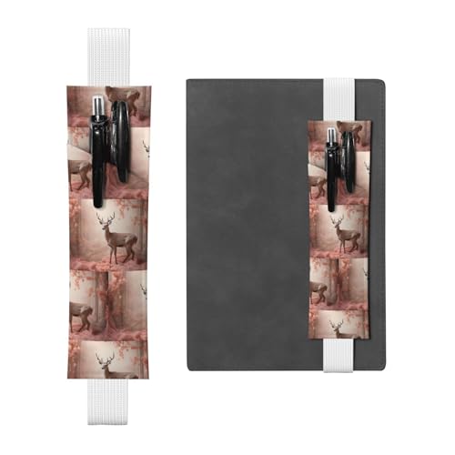 WZYCWB Verschiedene Deer Diary Federmäppchen, PVC-Stifthalter und Stifthalter mit Gummibändern und Lesezeichen sind die beste Geschenkwahl. von WZYCWB