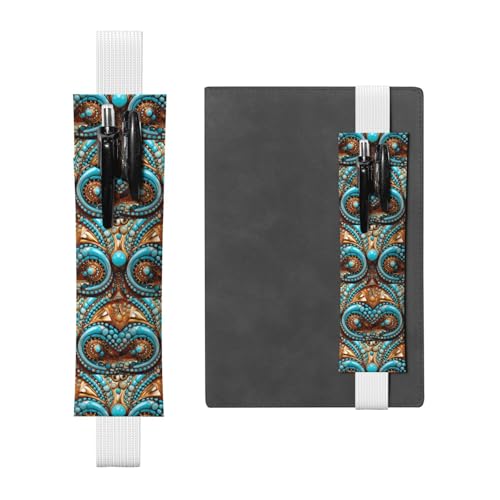 WZYCWB Verschiedene Gems Diary Federmäppchen, PVC-Stifthalter und Stifthalter mit Gummibändern und Lesezeichen sind die beste Geschenkwahl. von WZYCWB