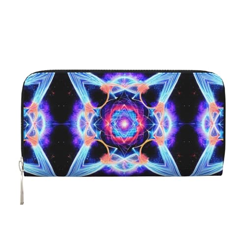 WZYCWB Vierdimensionale Geldbörse mit Reißverschluss, perfekt für Reisen, Business und den Alltag. Hält Handys und Bargeld. von WZYCWB