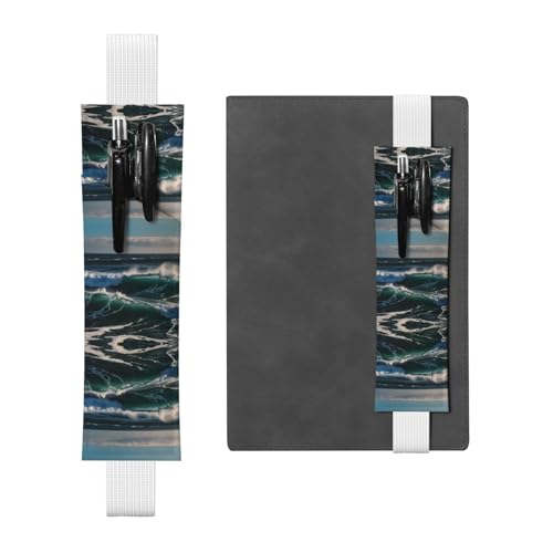WZYCWB Waves Sea Sky Diary Federmäppchen, PVC-Stifthalter und Stifthalter mit Gummibändern und Lesezeichen sind die beste Geschenkwahl. WZYCWB Waves Sea Sky Diary Federmäppchen, PVC-Stifthalter und Stifthalter mit Gummibändern und Lesezeichen sind die beste Geschenkwahl. von WZYCWB