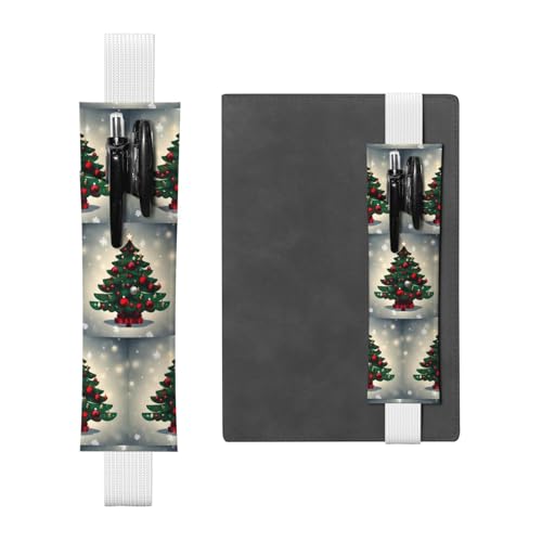 WZYCWB Weihnachtsgeschenk-Baumtagebuch-Federmäppchen, PVC-Stifthalter und Stifthalter mit Gummibändern und Lesezeichen sind die beste Geschenkidee. von WZYCWB