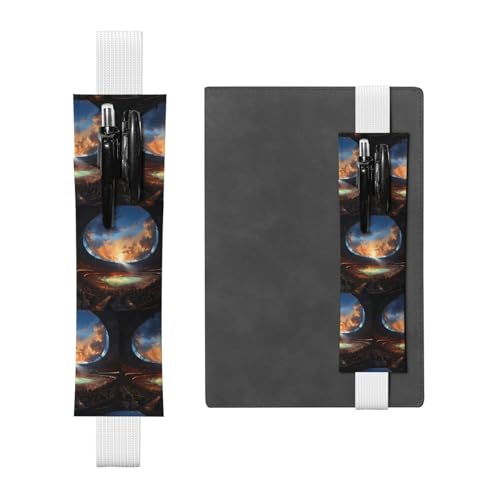 WZYCWB Wunderbare Fußballspiel-Tagebuch-Federmäppchen, PVC-Stifthalter und Stifthalter mit Gummibändern und Lesezeichen sind die beste Geschenkidee. von WZYCWB