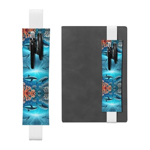 Wale unter dem Meer Leder Stifthalter Lesezeichen, verstellbarer Stifthalter aus Leder, perfekt für Schulanfang, Weihnachtsgeschenke Wale unter dem Meer Leder Stifthalter Lesezeichen, verstellbarer Stifthalter aus Leder, perfekt für Schulanfang, Weihnachtsgeschenke von WZYCWB