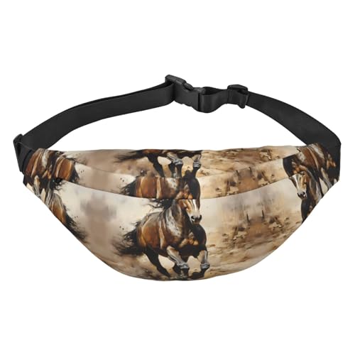 Western Horse Travel Fashion Hüfttasche, geeignet für Sport, Laufen, Radfahren, Reisen, Angeln, Jungen, große Crossbody-Hüfttasche Western Horse Travel Fashion Hüfttasche, geeignet für Sport, Laufen, Radfahren, Reisen, Angeln, Jungen, große Crossbody-Hüfttasche von WZYCWB