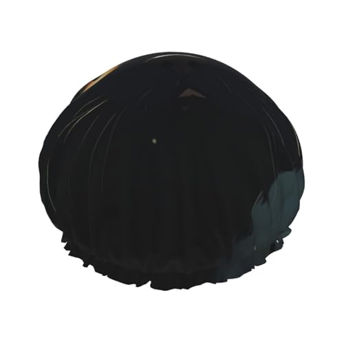 Zweifelhafte Doppelschichtige Damen-Duschhaube, wiederverwendbar, großes Design, geeignet für alle Haarlängen, geeignet für Mädchen, Spa und Heimsalon. von WZYCWB