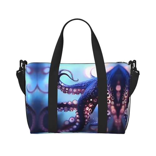 octopuses Damen Handtasche Crossbody Reisetasche Casual Handtasche mit Reißverschluss Geeignet für Arbeit Reisen Fitness Reisen von WZYCWB