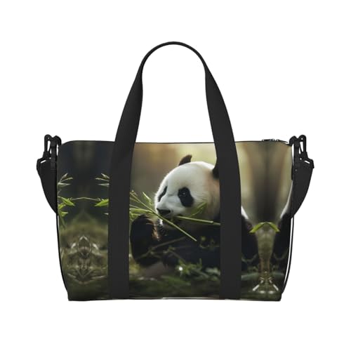 panda Damen Handtasche Crossbody Reisetasche Casual Handtasche mit Reißverschluss Geeignet für Arbeit Reisen Fitness Reisen panda Damen Handtasche Crossbody Reisetasche Casual Handtasche mit Reißverschluss Geeignet für Arbeit Reisen Fitness Reisen von WZYCWB