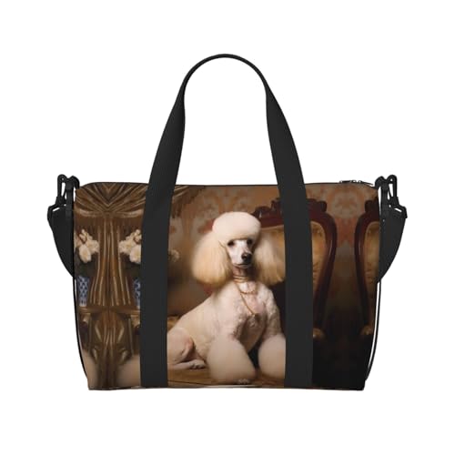 poodle Damen Handtasche Crossbody Reisetasche Casual Handtasche mit Reißverschluss Geeignet für Arbeit Reisen Fitness Reisen poodle Damen Handtasche Crossbody Reisetasche Casual Handtasche mit Reißverschluss Geeignet für Arbeit Reisen Fitness Reisen von WZYCWB